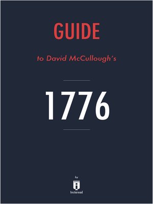 cover image of Guide to David McCullough's 1776 by Instaread
